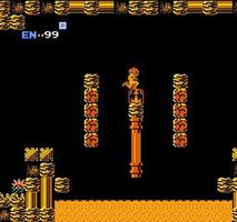 une photo d'Ã©cran de Metroid sur Nintendo Nes